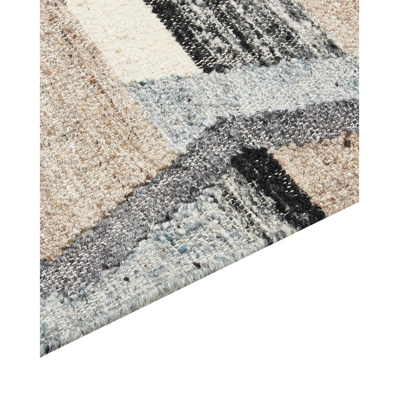 Dywan wełniany kilim 80 x 150 cm wielokolorowy AYGEZARD