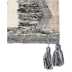 Dywan wełniany kilim 80 x 150 cm wielokolorowy AYGEZARD