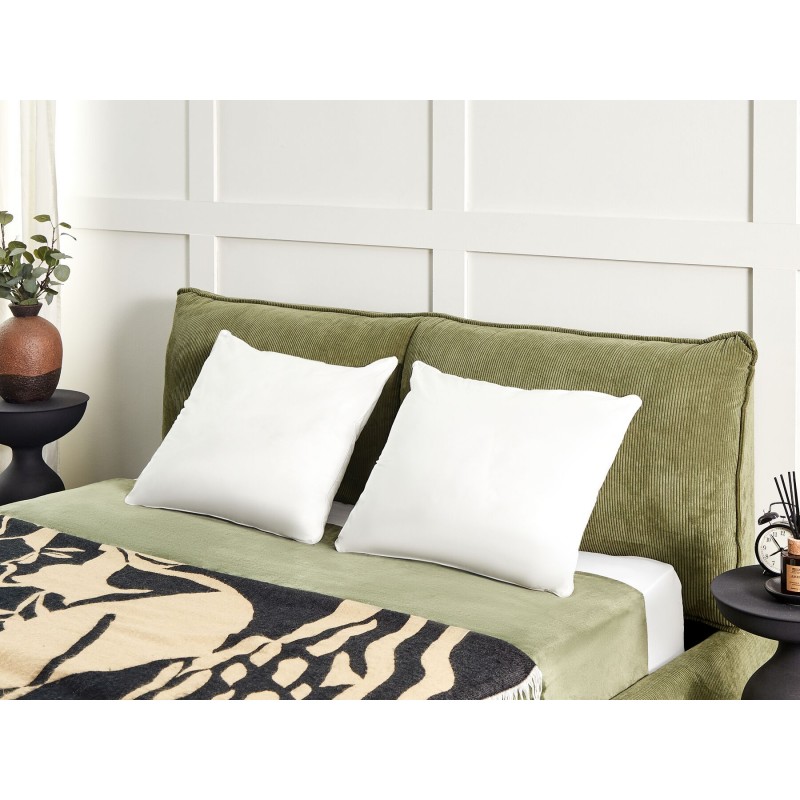 Zestaw 2 poduszek TRIGLAV Wysoka Poliester 50 x 60 cm Biały