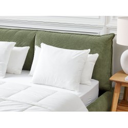 Zestaw 2 poduszek TRIGLAV Wysoka Poliester 50 x 60 cm Biały