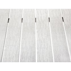 Stół ogrodowy VERNIO 180 cm 90 cm Metal Biały