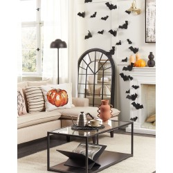 Zestaw 2 poduszek dekoracyjnych CYNARA Bawełna 43 x 43 cm Beżowy W paski