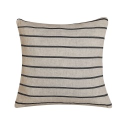 Zestaw 2 poduszek dekoracyjnych CYNARA Bawełna 43 x 43 cm Beżowy W paski