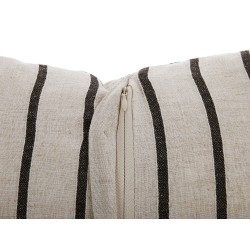 Zestaw 2 poduszek dekoracyjnych CYNARA Bawełna 43 x 43 cm Beżowy W paski