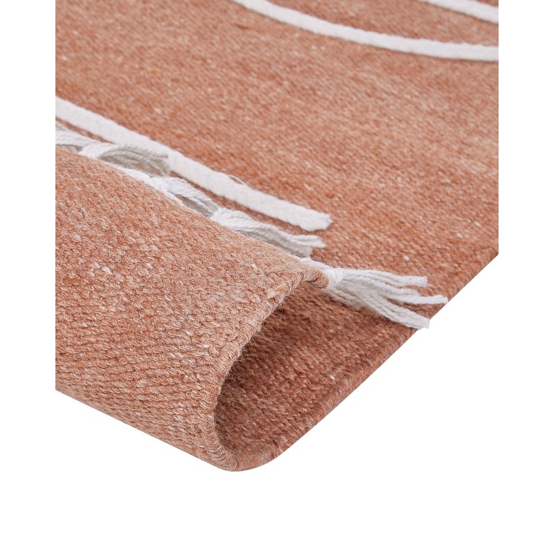 Dywan zewnętrzny 80 x 150 cm jasnoczerwony YAVU