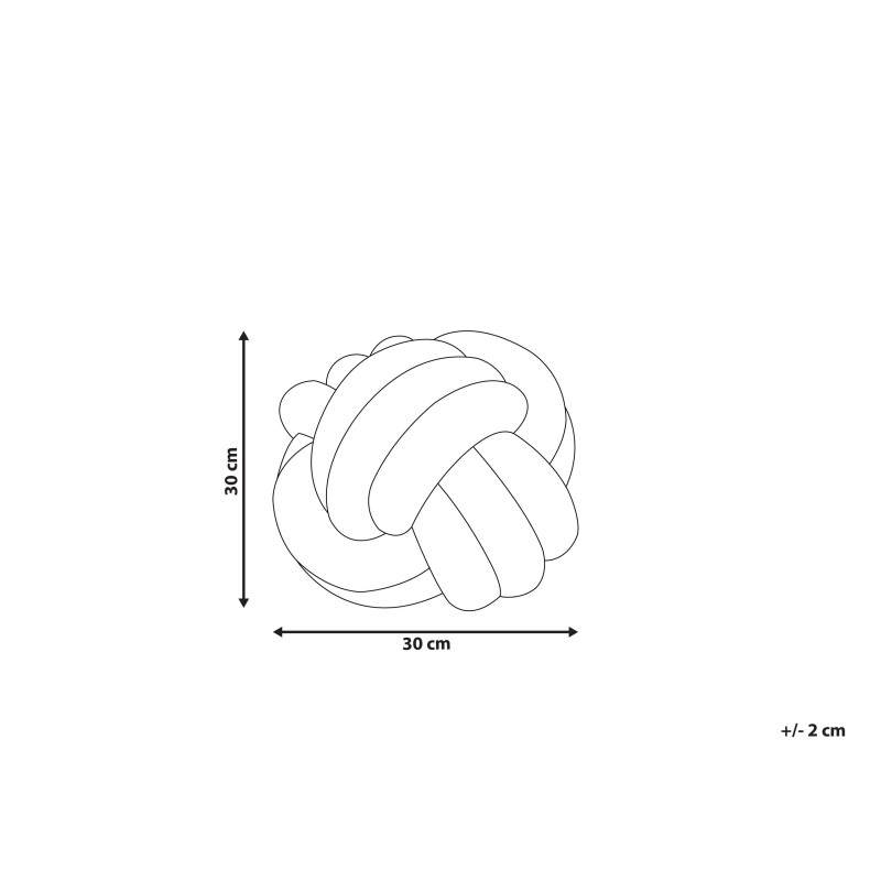 Poduszka dekoracyjna MALNI Welur 30 x 30 cm Czarny Jednolity