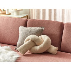 Poduszka dekoracyjna GLADIOLUS Boucle 172 x 14 cm Beżowy Jednolity