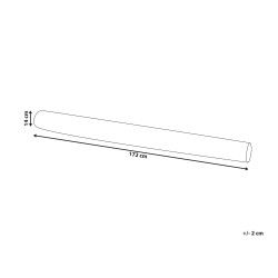 Poduszka dekoracyjna GLADIOLUS Boucle 172 x 14 cm Beżowy Jednolity