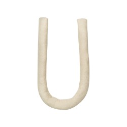 Poduszka dekoracyjna GLADIOLUS Boucle 172 x 14 cm Beżowy Jednolity