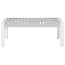 Narożnik ogrodowy ze stolikiem dla 6 osób CASTELLA Lewostronny Metal Szary