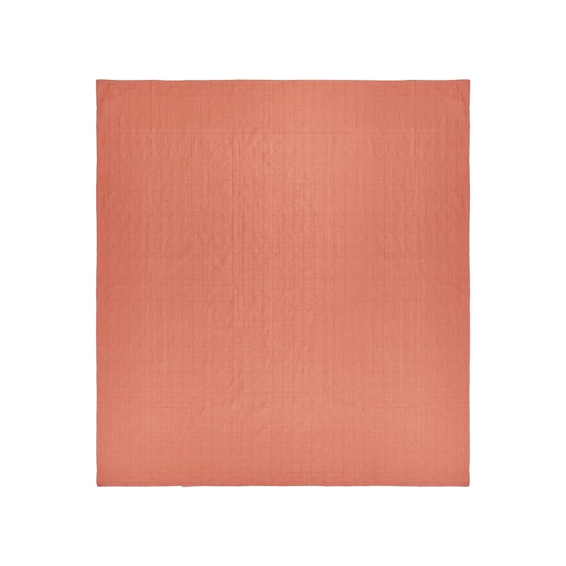 Narzuta na łóżko MARAKA Bawełna 200 x 220 cm Jasnoczerwony