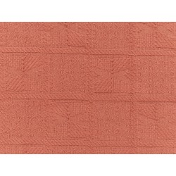 Narzuta na łóżko MARAKA Bawełna 200 x 220 cm Jasnoczerwony