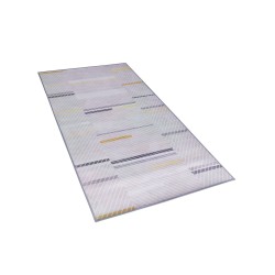 Dywan 80 x 150 cm szaro-żółty ERGENLI