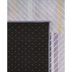 Dywan 80 x 150 cm szaro-żółty ERGENLI