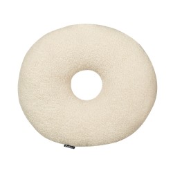 Zestaw 2 poduszek dekoracyjnych HESPERIS Boucle Beżowy Jednolity