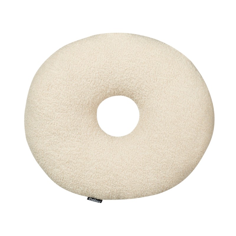 Zestaw 2 poduszek dekoracyjnych HESPERIS Boucle Beżowy Jednolity