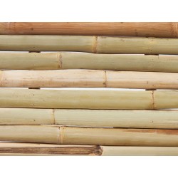 Zestaw 2 ławek ogrodowych TINDARI 180 cm Drewno bambusowe Jasnobrązowy