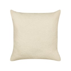 Zestaw 2 poduszek dekoracyjnych LEUZEA Boucle 60 x 60 cm Beżowy Jednolity