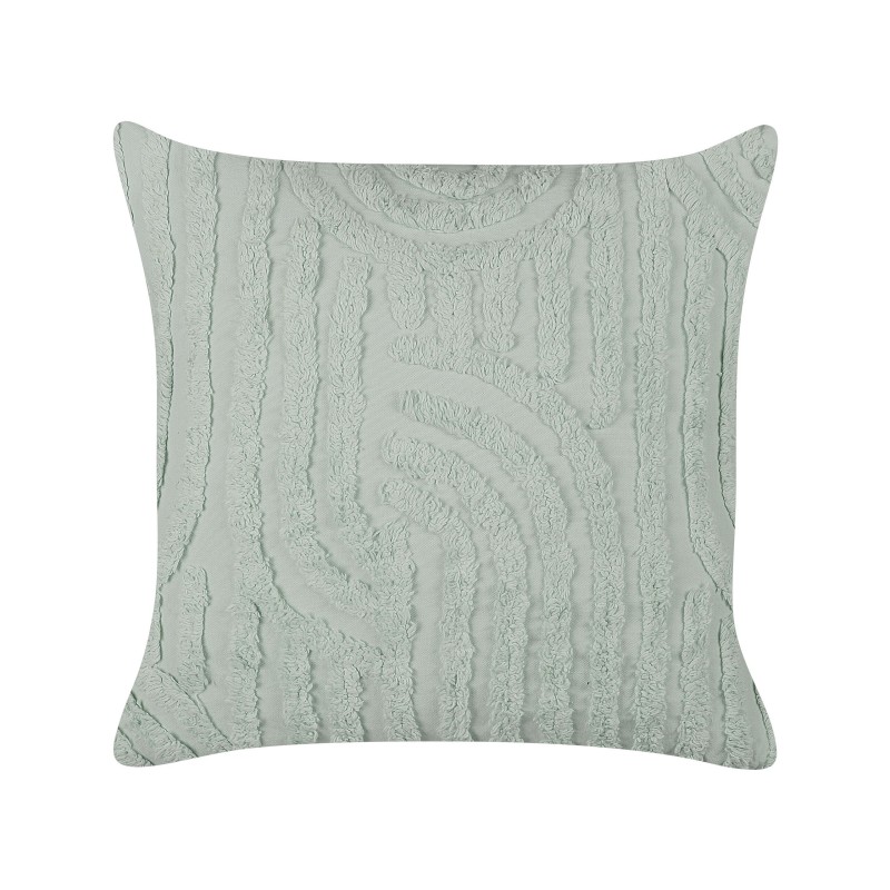 Zestaw 2 poduszek dekoracyjnych TELLIMA Bawełna 45 x 45 cm Miętowy Wzór geometryczny