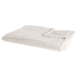 Koc ABTEH 150 x 200 cm Biały