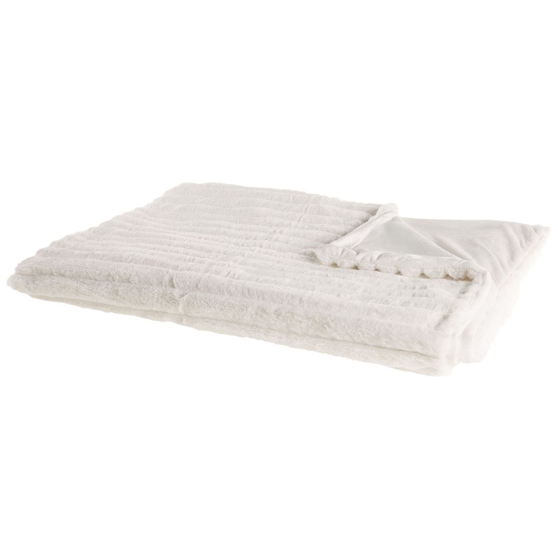 Koc ABTEH 150 x 200 cm Biały