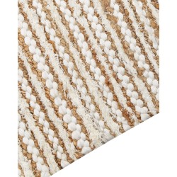 Dywan bawełniany 200 x 300 cm beżowo-biały BARKHAN