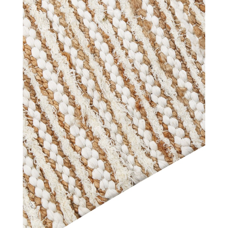 Dywan bawełniany 200 x 300 cm beżowo-biały BARKHAN