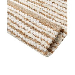 Dywan bawełniany 200 x 300 cm beżowo-biały BARKHAN