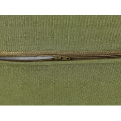 Zestaw 2 poduszek dekoracyjnych MADIA Bawełna 45 x 45 cm Oliwkowy Jednolity