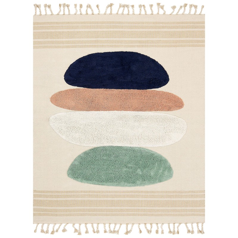 Dywan bawełniany 300 x 400 cm wielokolorowy ZEYNAK