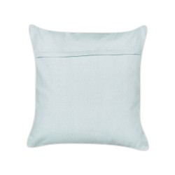 Zestaw 2 poduszek dekoracyjnych CERAMIUM Welur 45 x 45 cm Błękitny Wzór kwiatowy