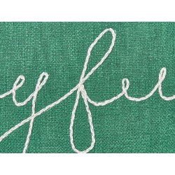 Poduszka dekoracyjna ELETTARIA Bawełna 45 x 45 cm Zielony Wzór świąteczny