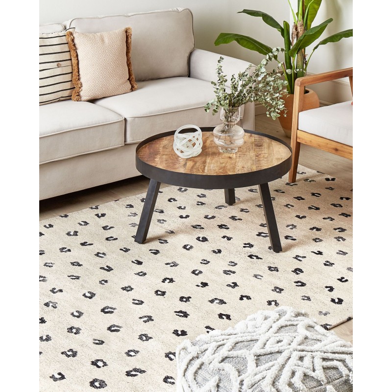 Dywan bawełniany 160 x 230 cm beżowy AFIS