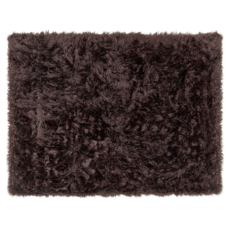 Narzuta na łóżko DELICE 150 x 200 cm Brązowy