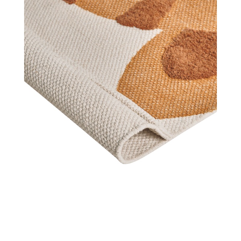 Dywan dziecięcy bawełniany motyw tygrysa 80 x 150 cm wielokolorowy SIGLI