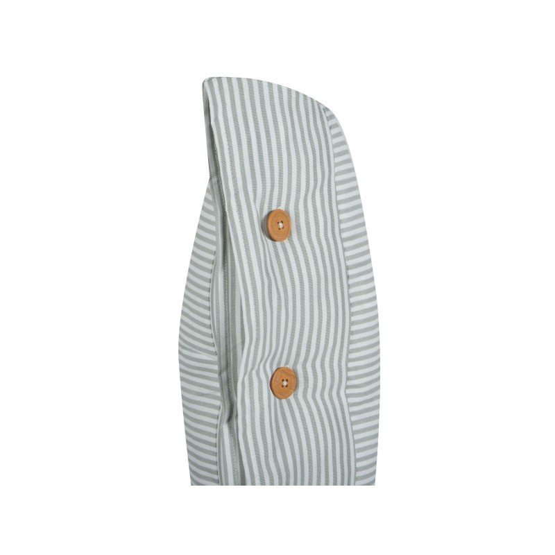 Zestaw 2 poduszek dekoracyjnych SEBRINE 45 x 45 cm Miętowy W paski