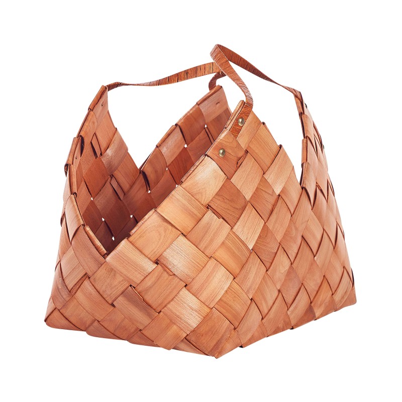 Kosz QARA Drewno Brązowy