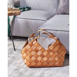 Kosz QARA Drewno Brązowy