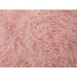 Zestaw 2 poduszek dekoracyjnych DAISY Sztuczne futro 45 x 45 cm Różowy Jednolity