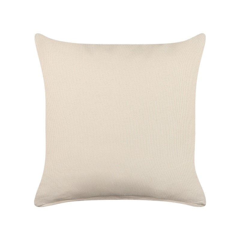 Zestaw 2 poduszek dekoracyjnych HOWEA Bawełna 45 x 45 cm Beżowy Wzór geometryczny