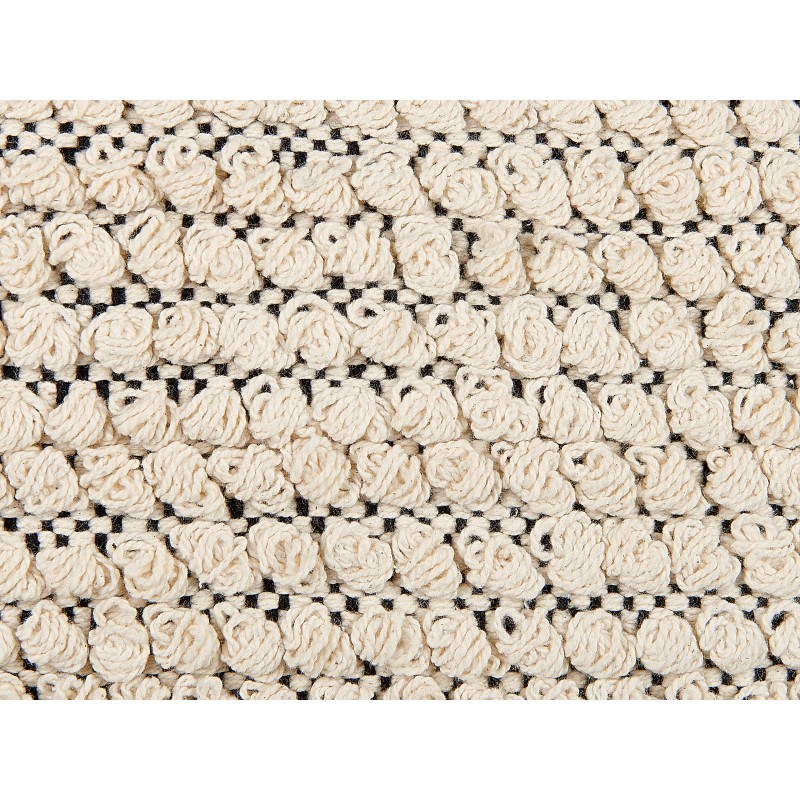 Zestaw 2 poduszek dekoracyjnych HOWEA Bawełna 45 x 45 cm Beżowy Wzór geometryczny