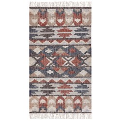 Dywan z juty 80 x 150 cm wielokolorowy KALFA