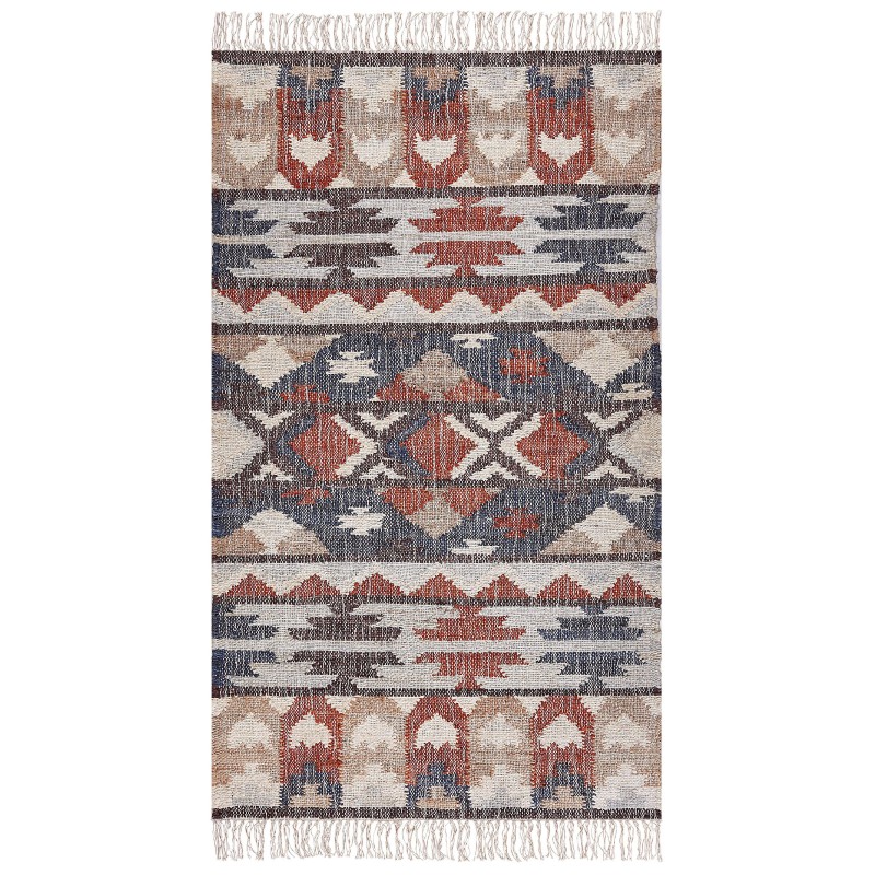 Dywan z juty 80 x 150 cm wielokolorowy KALFA