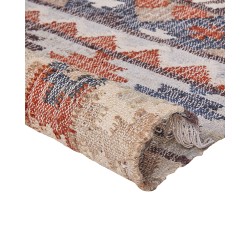 Dywan z juty 80 x 150 cm wielokolorowy KALFA