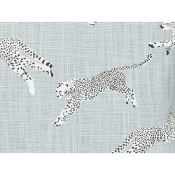 Zestaw 2 poduszek dekoracyjnych ARALES Bawełna 30 x 50 cm Jasnoszary Wzór zwierzęcy