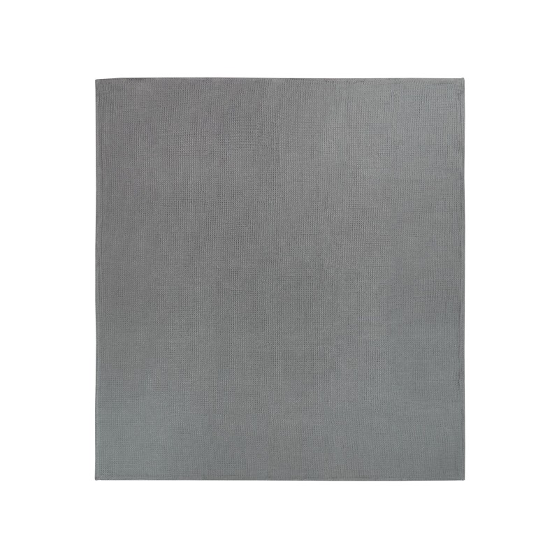 Narzuta na łóżko RAGALA Bawełna 200 x 220 cm Ciemnoszary