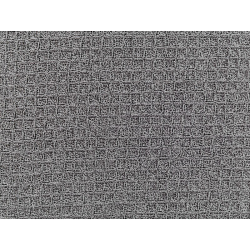 Narzuta na łóżko RAGALA Bawełna 200 x 220 cm Ciemnoszary