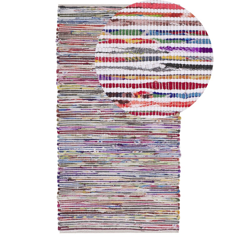 Dywan 80 x 150 cm wielokolorowy BARTIN