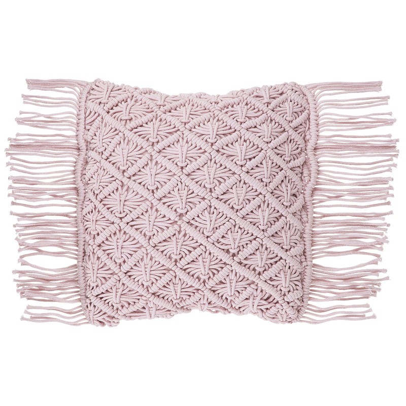 Zestaw 2 poduszek dekoracyjnych YANIKLAR Bawełna 40 x 40 cm Różowy Wzór geometryczny