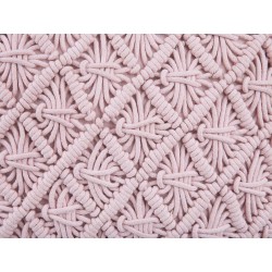 Zestaw 2 poduszek dekoracyjnych YANIKLAR Bawełna 40 x 40 cm Różowy Wzór geometryczny